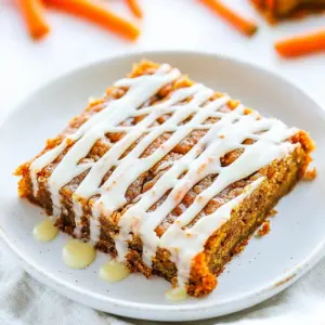 Soft Carrot Cake Bars