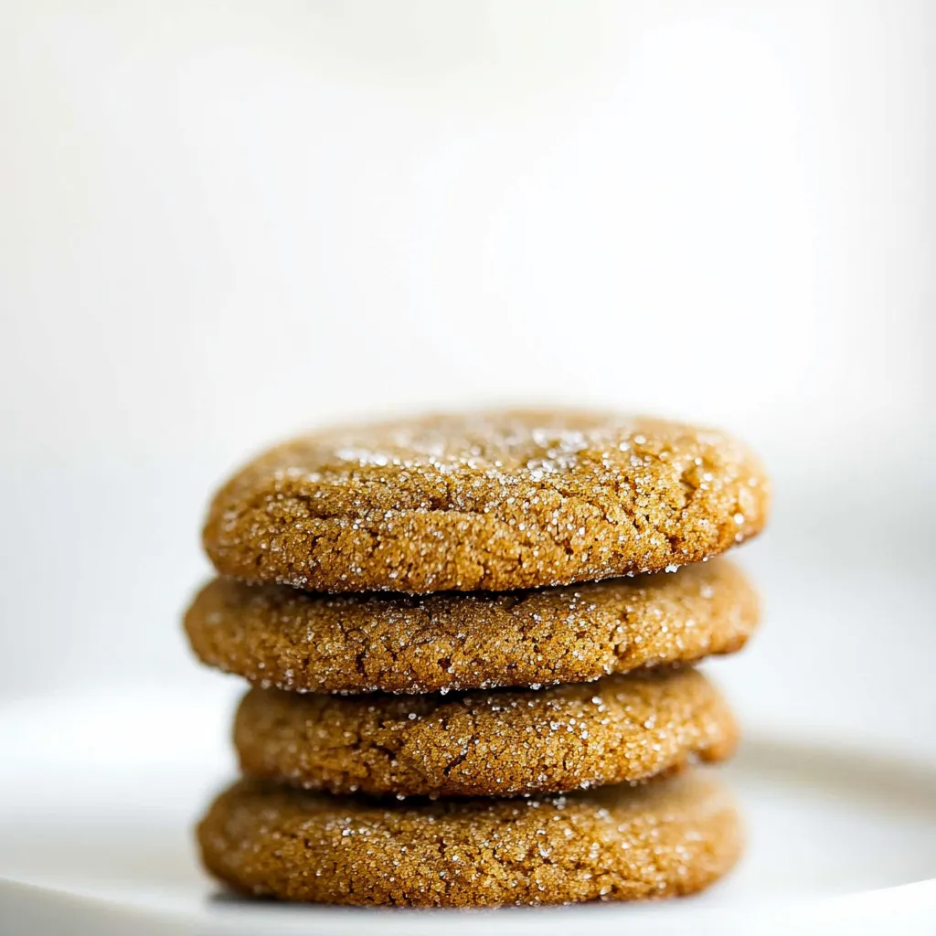 Soft Gingersnap Cookies