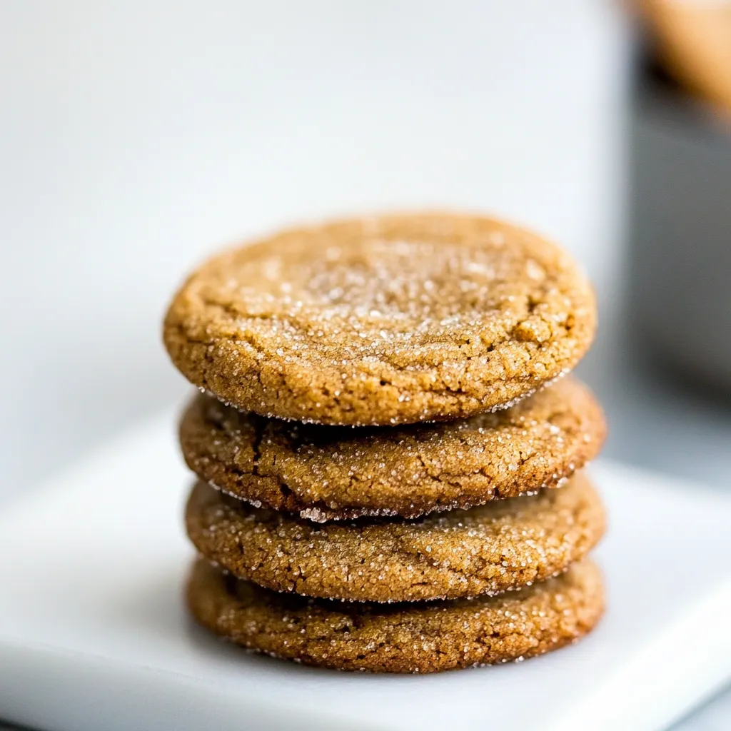 Soft Gingersnap Cookies