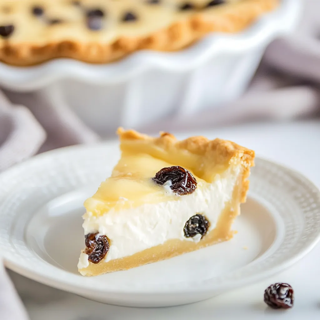 Sour Cream Raisin Pie