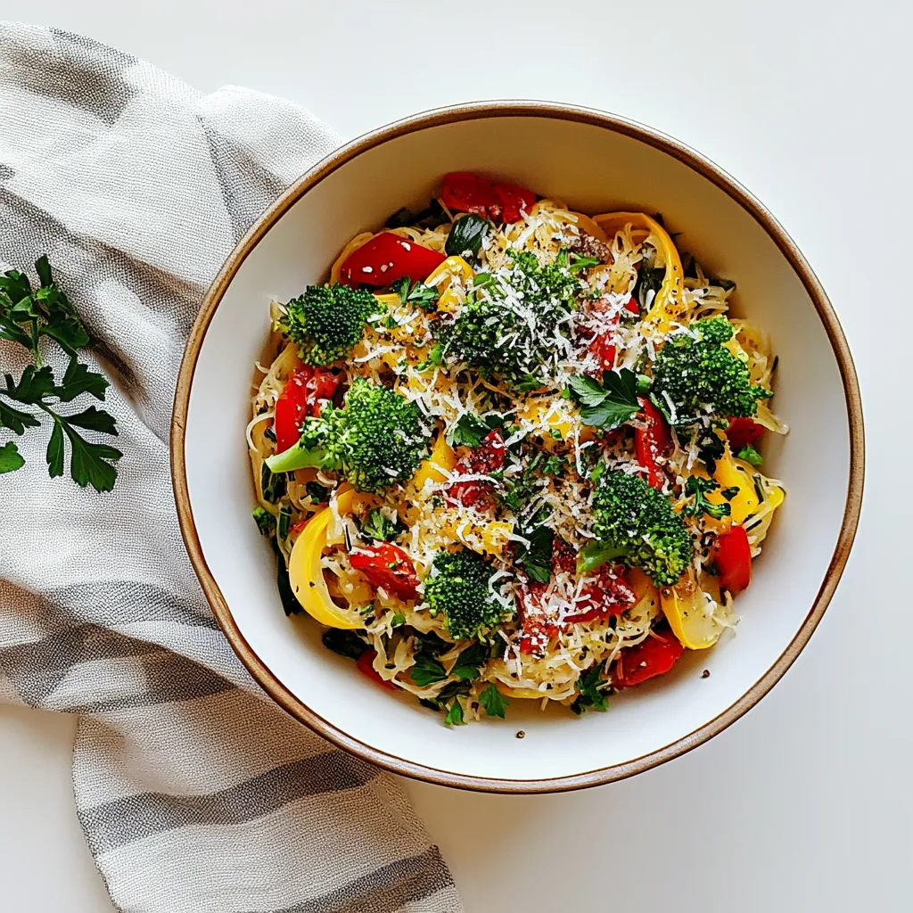 Spaghetti Squash Primavera