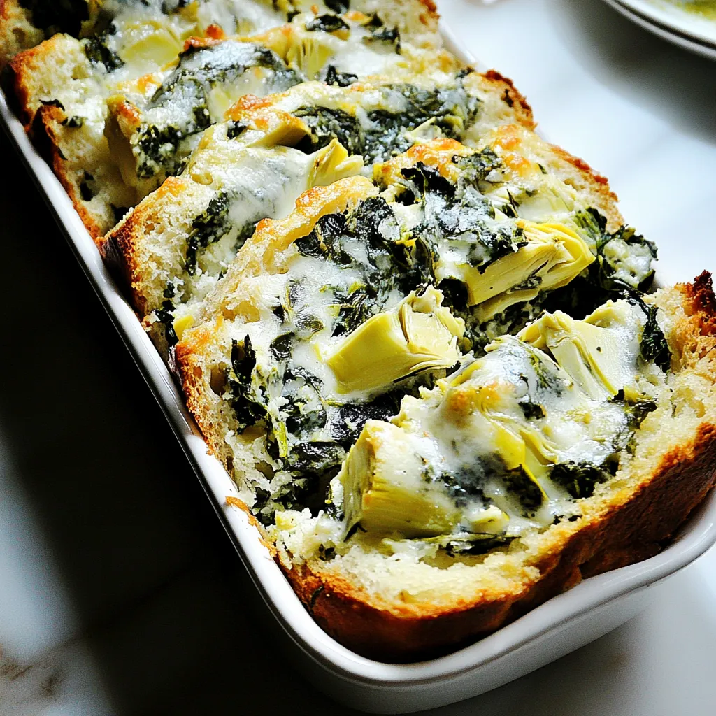 Spinach Artichoke Bread