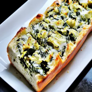 Spinach Artichoke Bread