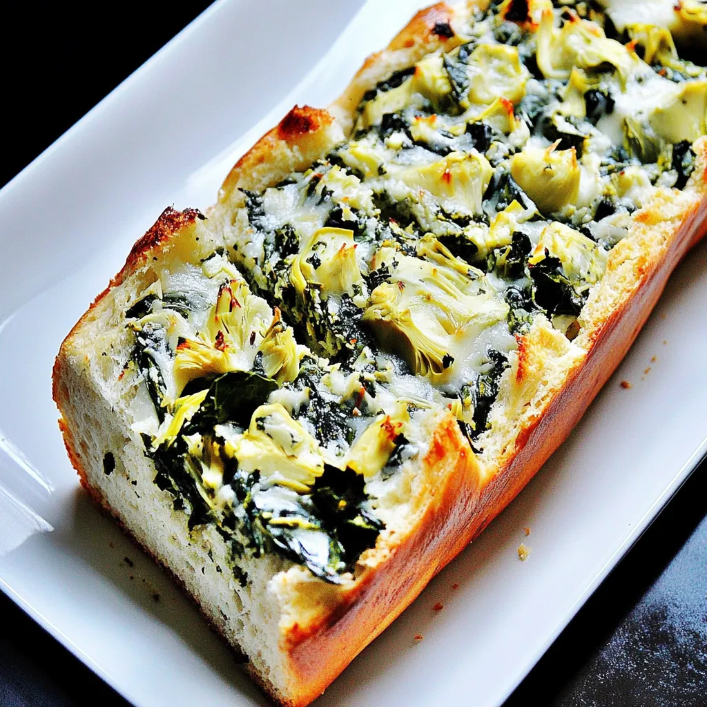 Spinach Artichoke Bread