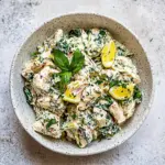 Spinach Artichoke Chicken Salad