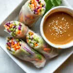 Spring Rolls with Peanut Sauce