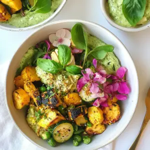 Spring Vegetable Buddha Bowls