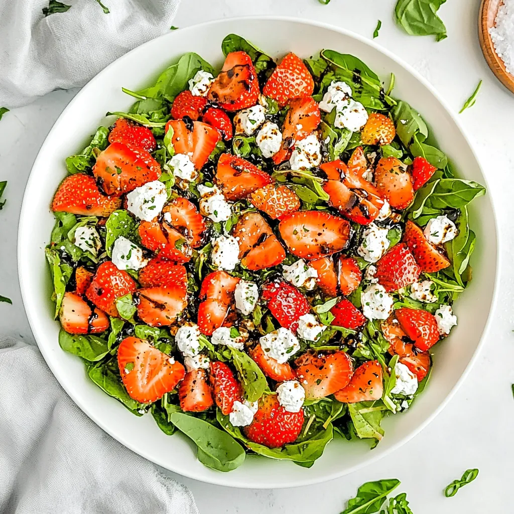 Strawberry Balsamic Salad
