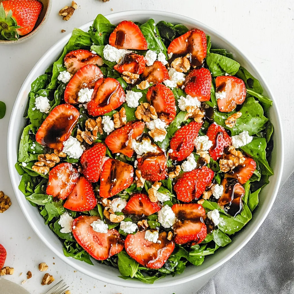 Strawberry Balsamic Salad