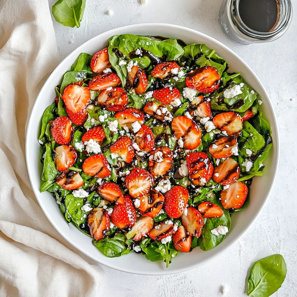 Strawberry Balsamic Salad