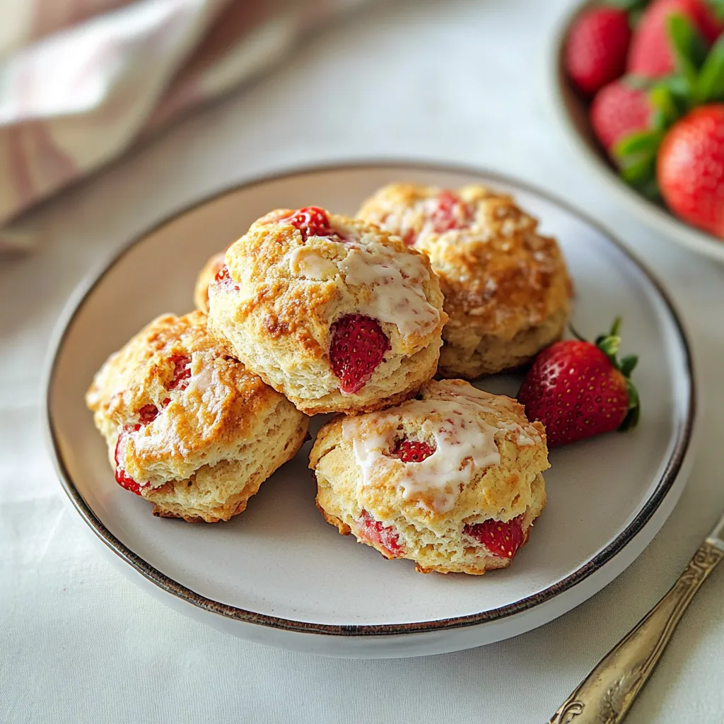 Strawberry Biscuits