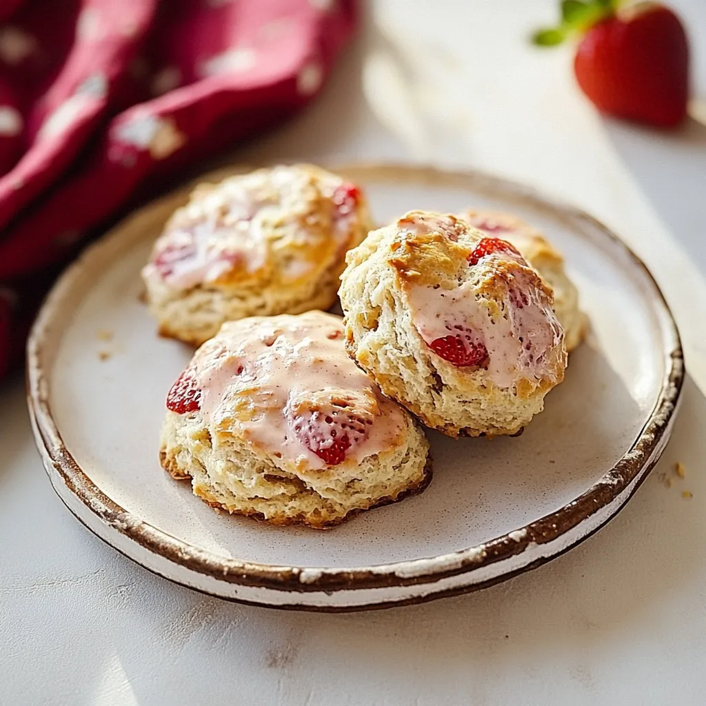 Strawberry Biscuits