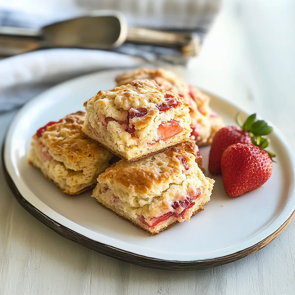Strawberry Biscuits