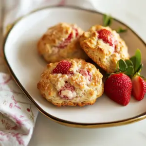 Strawberry Biscuits