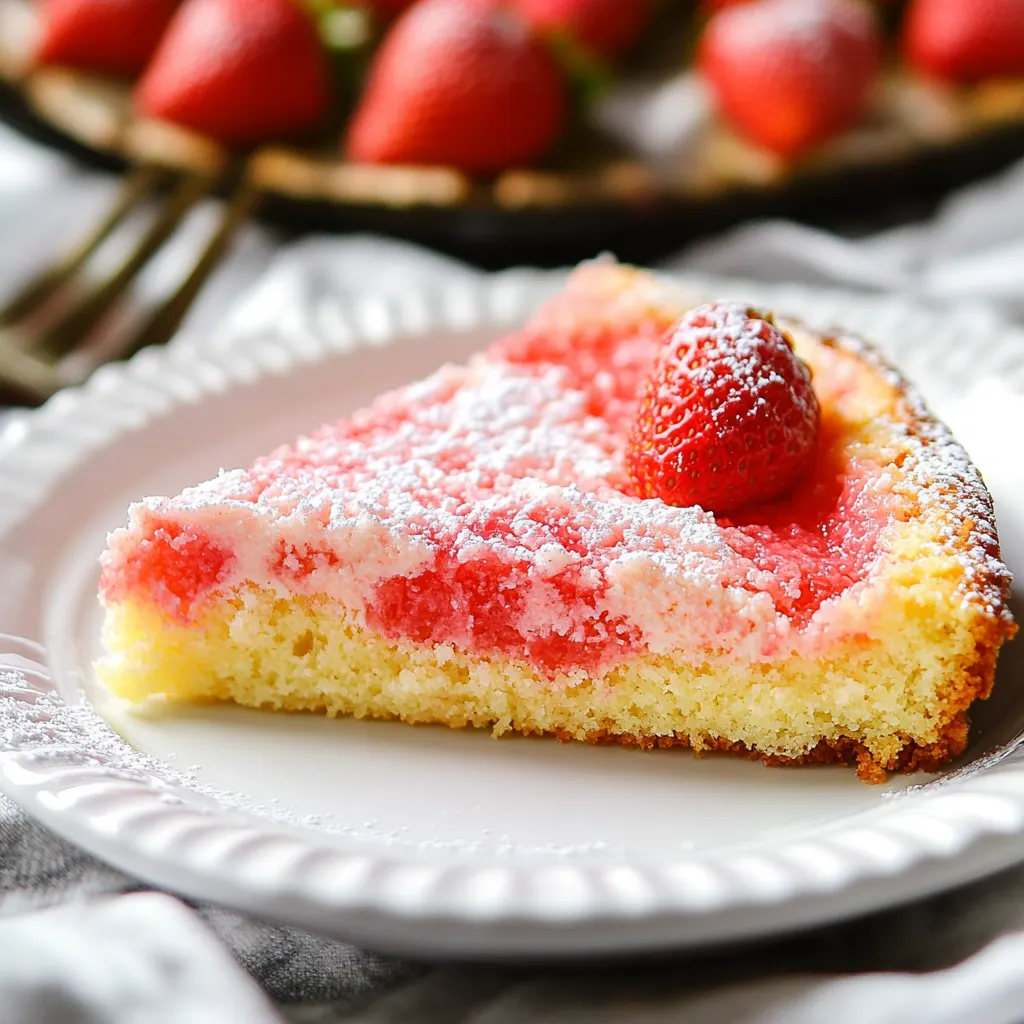Strawberry Butter Cake