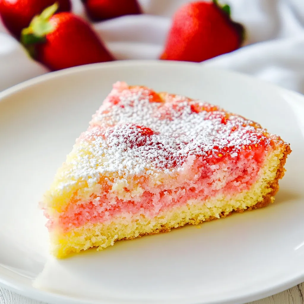 Strawberry Butter Cake