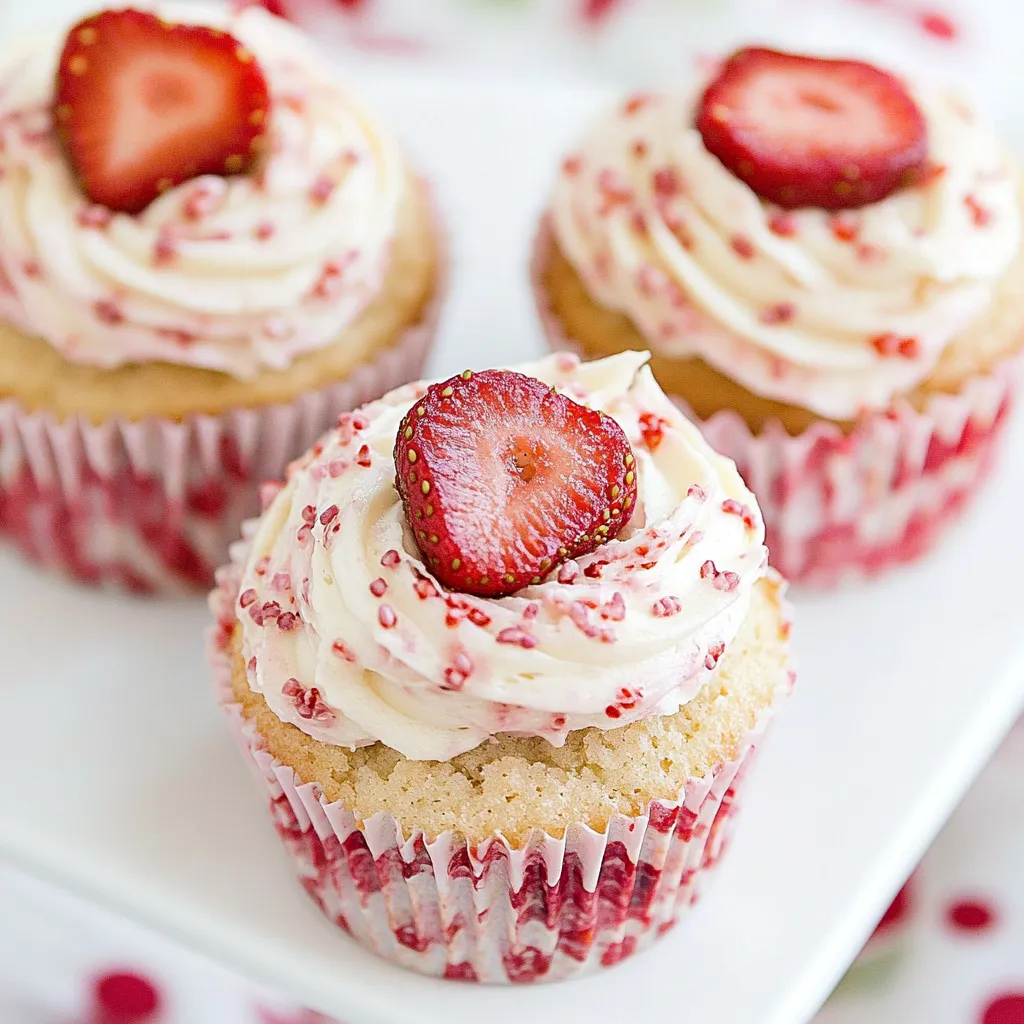 Strawberry Cupcakes