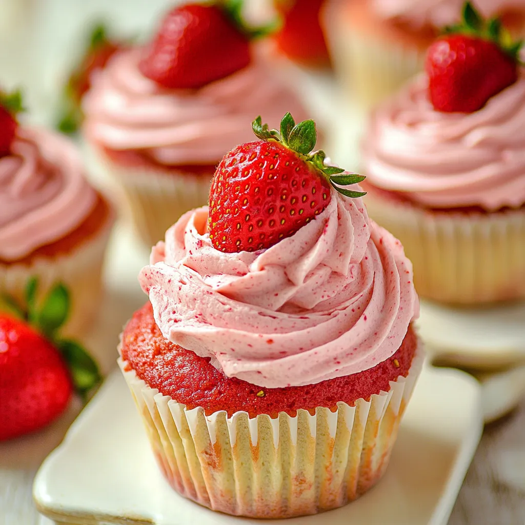 Strawberry Cupcakes