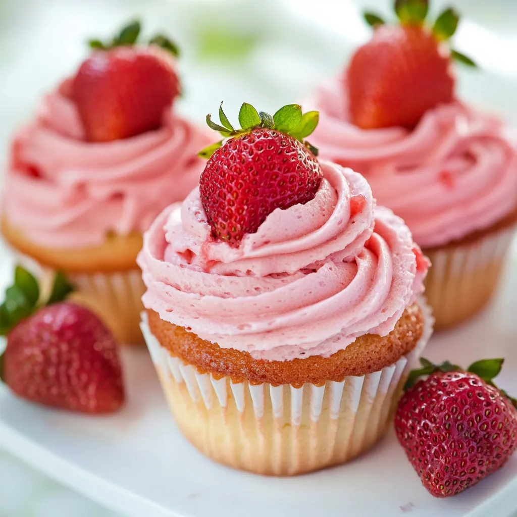 Strawberry Cupcakes