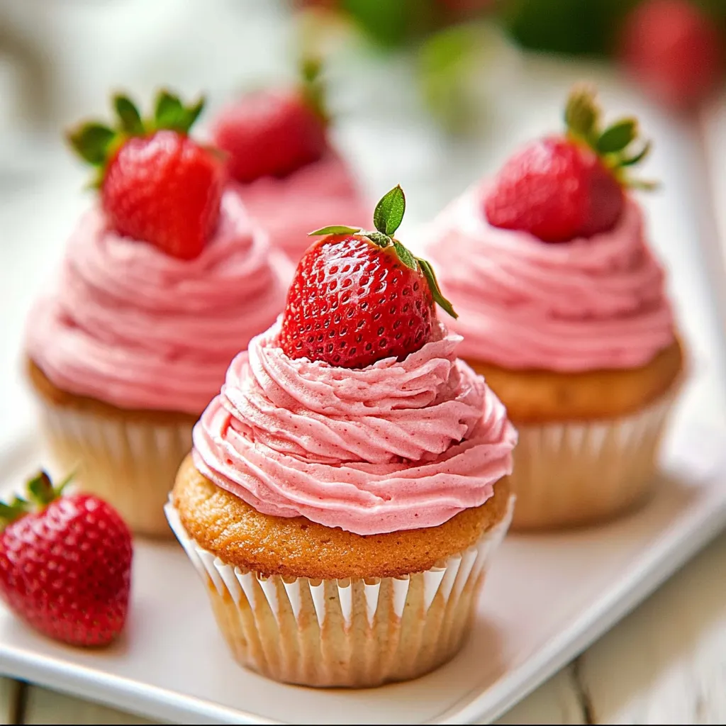 Strawberry Cupcakes