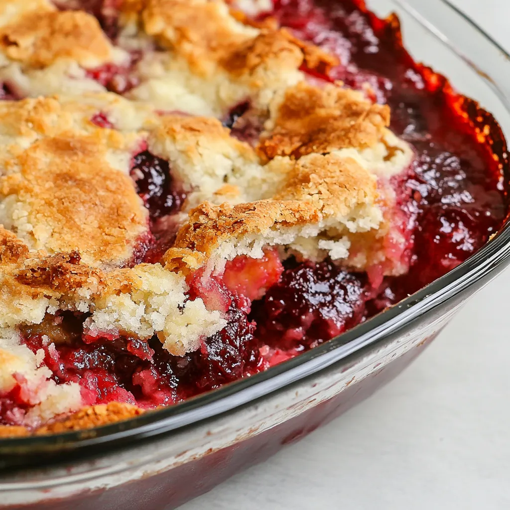 Strawberry Dump Cake
