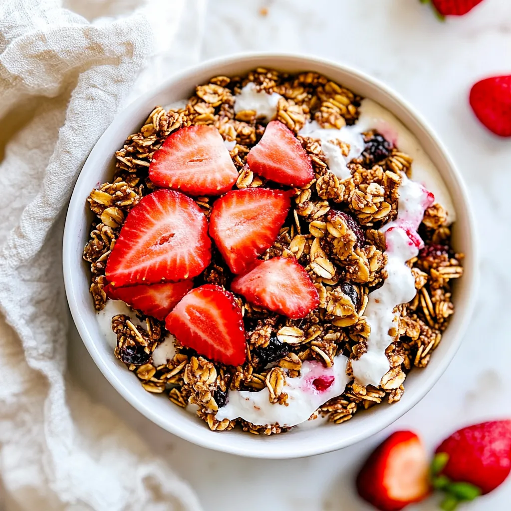 Strawberry Granola