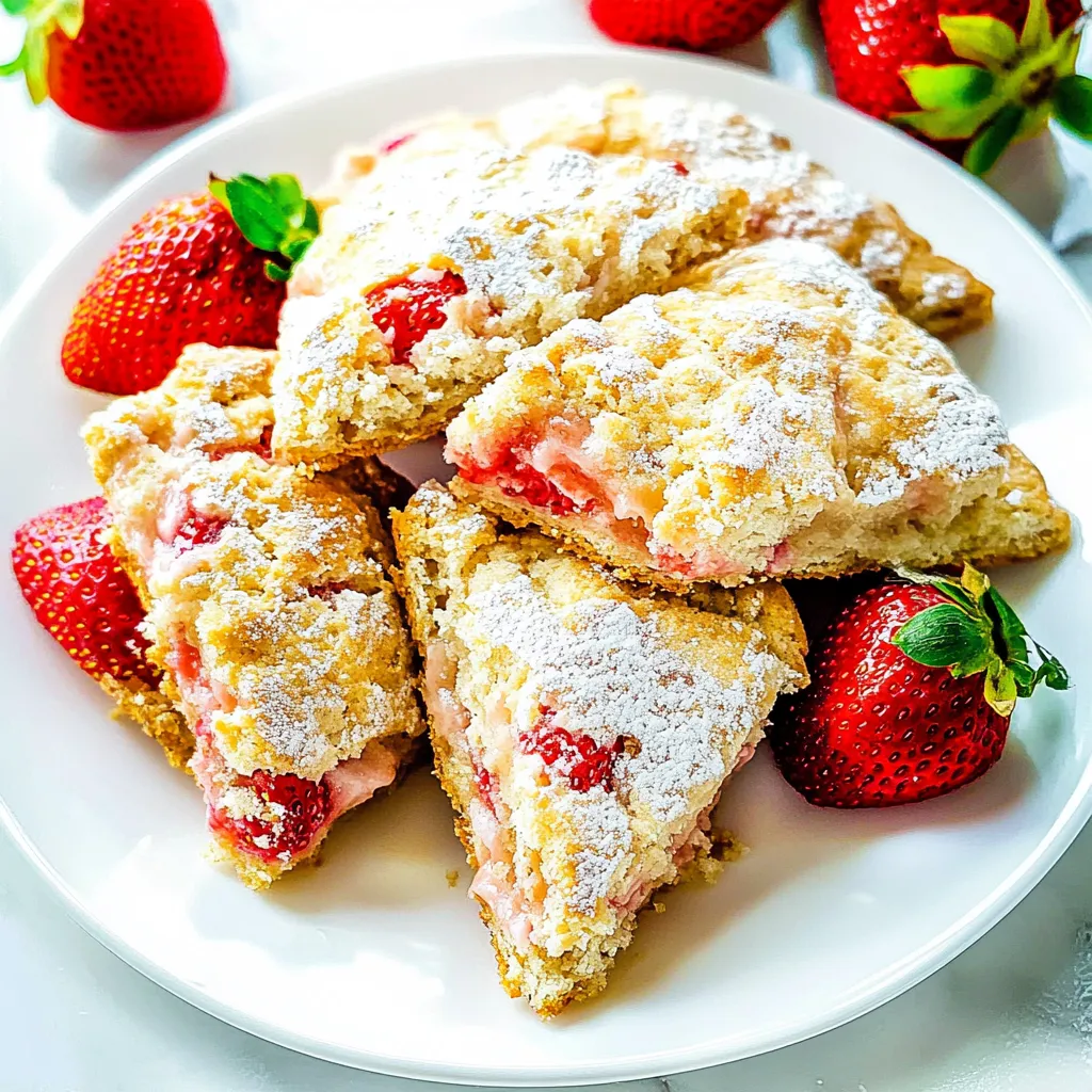 Strawberry Scones