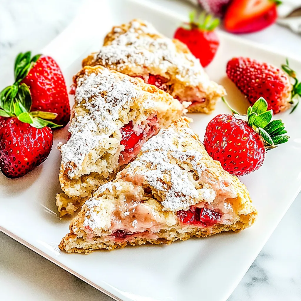 Strawberry Scones