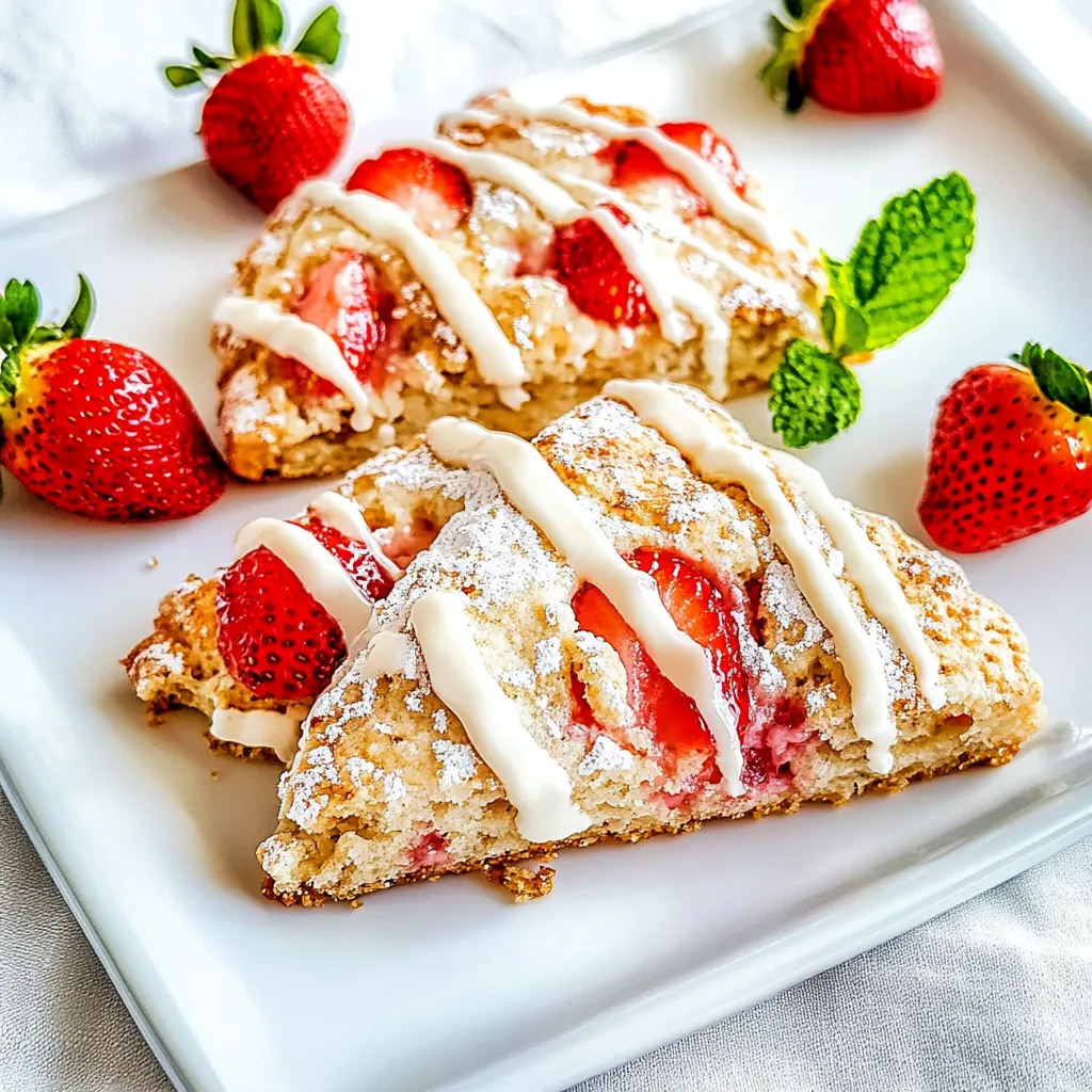 Strawberry Scones