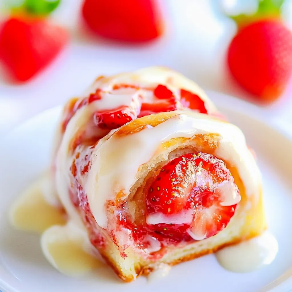 Strawberry Sweet Rolls
