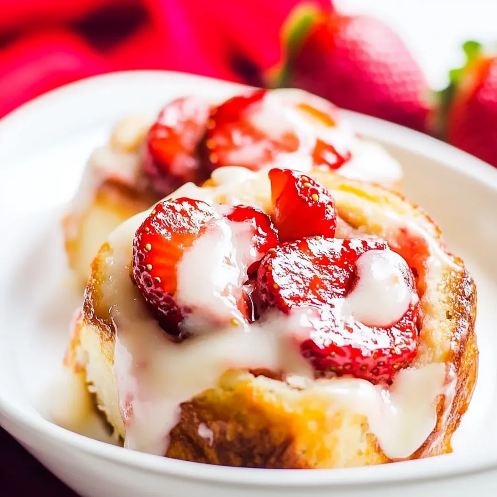 Strawberry Sweet Rolls