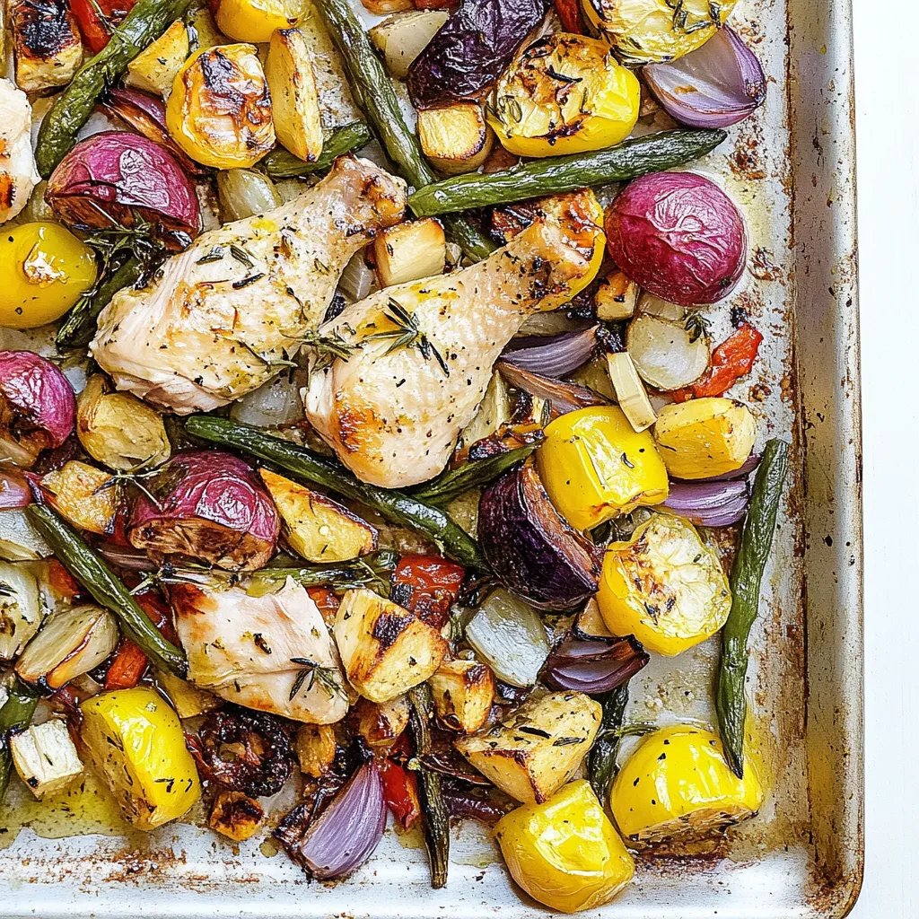 Summer Chicken Sheet Pan Dinner