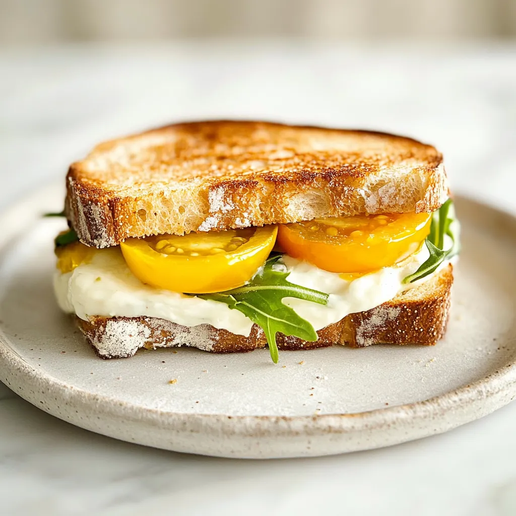 Summer Tomato Sandwich