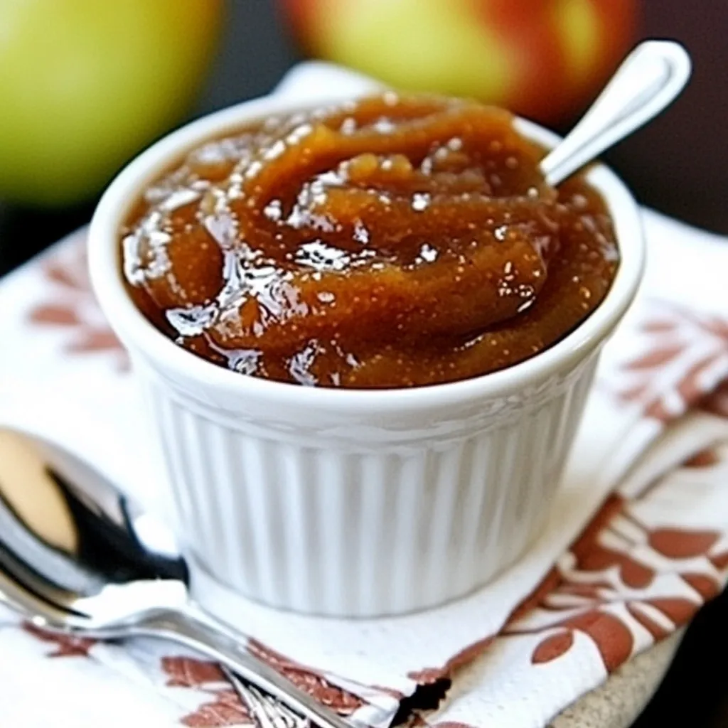 Sweet Spiced Crock Pot Apple Butter