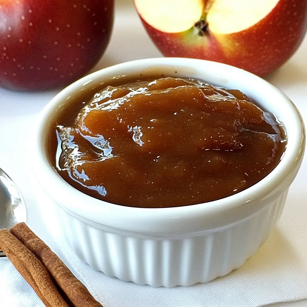 Sweet Spiced Crock Pot Apple Butter