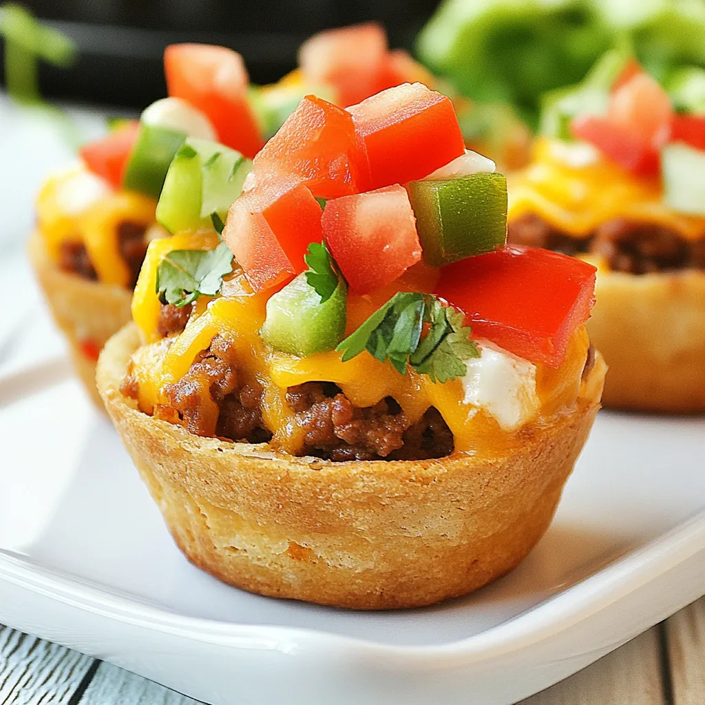 Taco Muffin Cups
