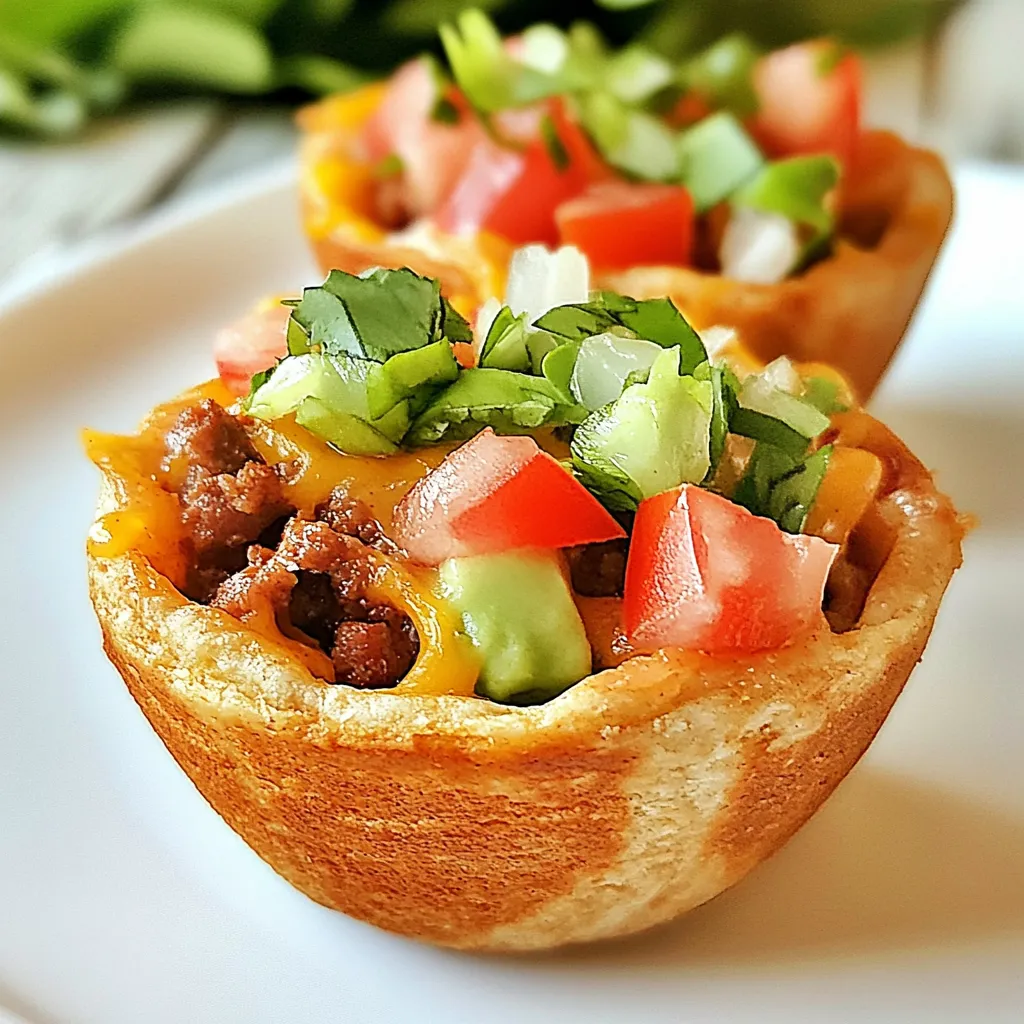 Taco Muffin Cups