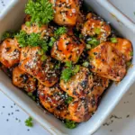 Teriyaki Salmon Bites