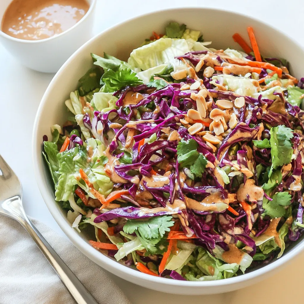 Thai Salad with Peanut Dressing
