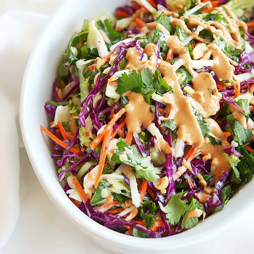 Thai Salad with Peanut Dressing