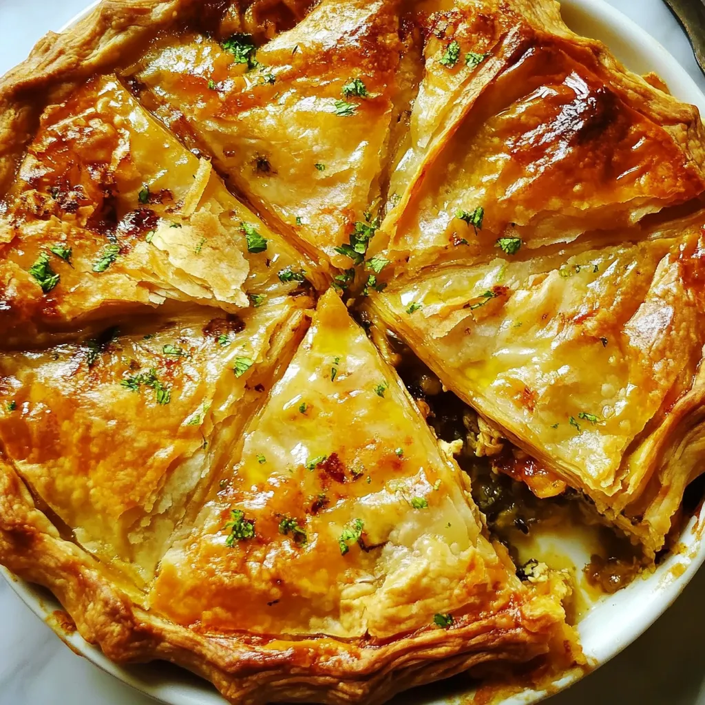 Greek Chicken Pie
