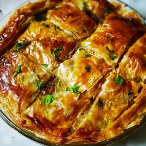 Greek Chicken Pie