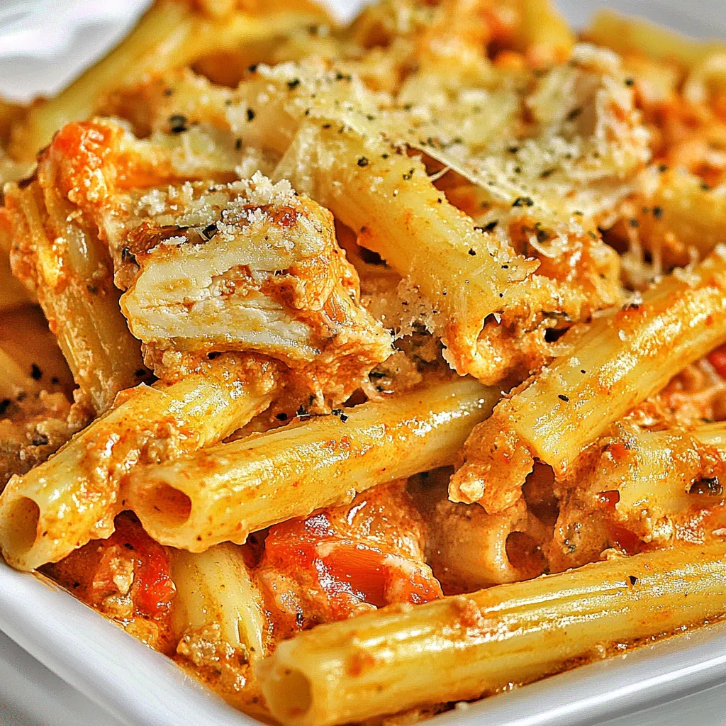 Three Cheese Ziti with Turkey