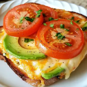 Tomato Avocado Melt