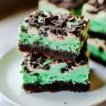 Triple Layer Fudgy Mint Oreo Brownies