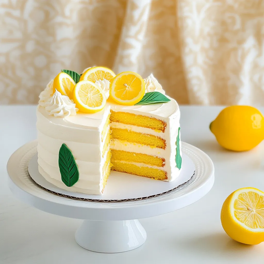 Triple Lemon Layer Cake