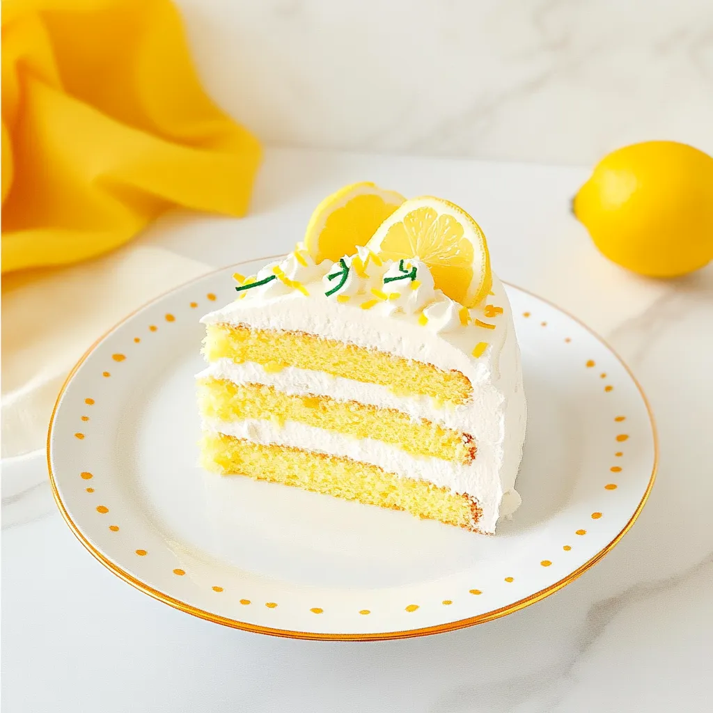 Triple Lemon Layer Cake