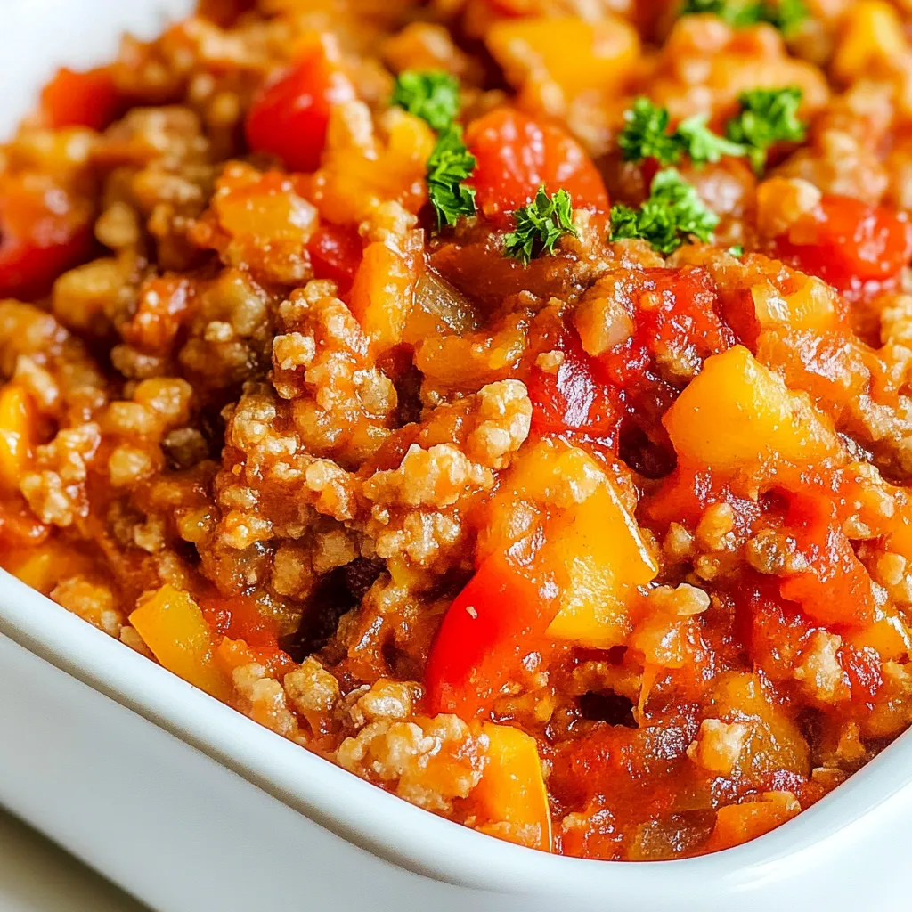 Unstuffed Pepper Casserole