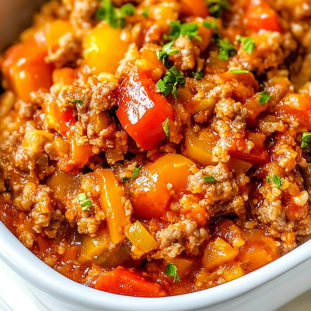 Unstuffed Pepper Casserole