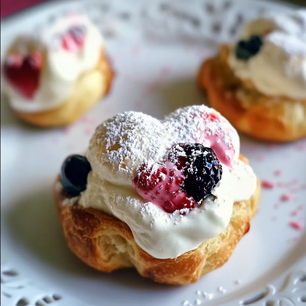 Valentine's Day Cream Puffs